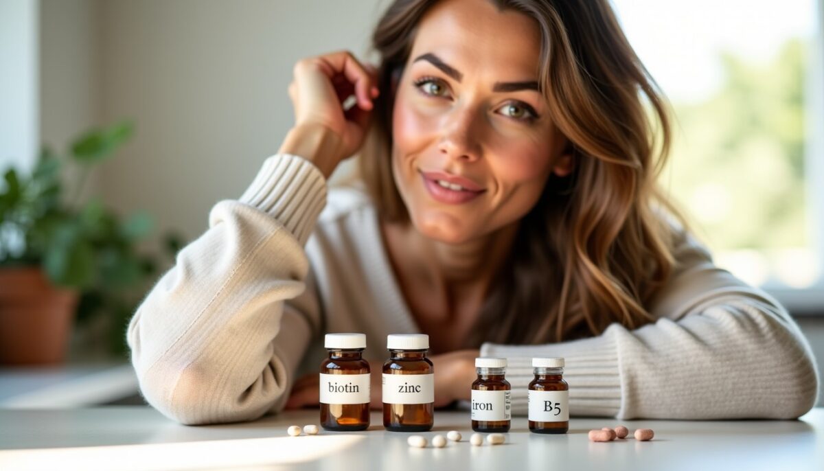 Quelle vitamine pour la chute capillaire : biotine, zinc, fer, B5