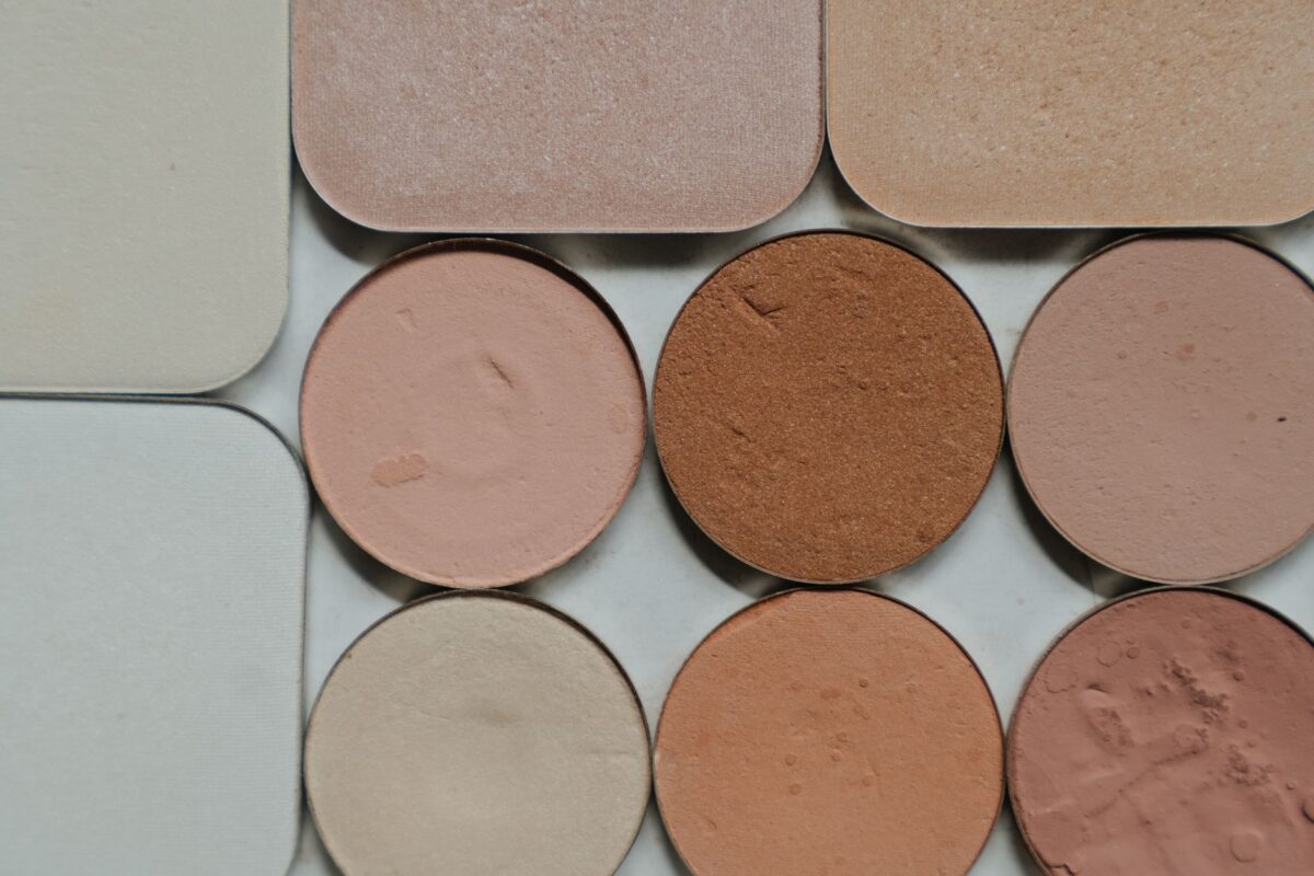 placer blush highlighter selon