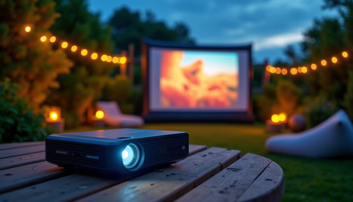 Top projecteur nomade pour soirée cinéma au jardin : guide technique pour choisir le bon modèle